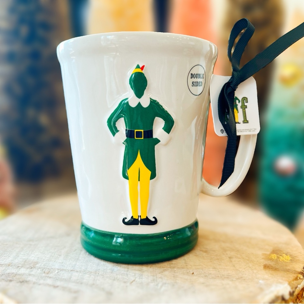 NEW Rae Dunn Buddy the Elf Movie World's Best Cup of Coffee Christmas Mug - Picture 2 of 12
